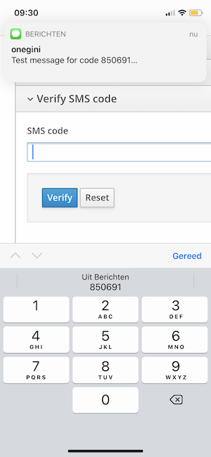 Autocomplete for SMS codes